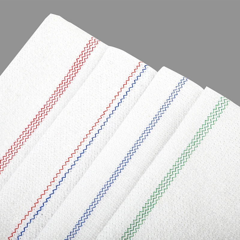 Paño de limpieza acolchado absorbente colorido