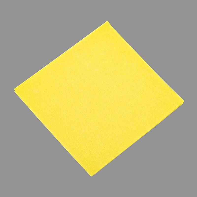 Paño de limpieza de pisos amarillo de puro algodón